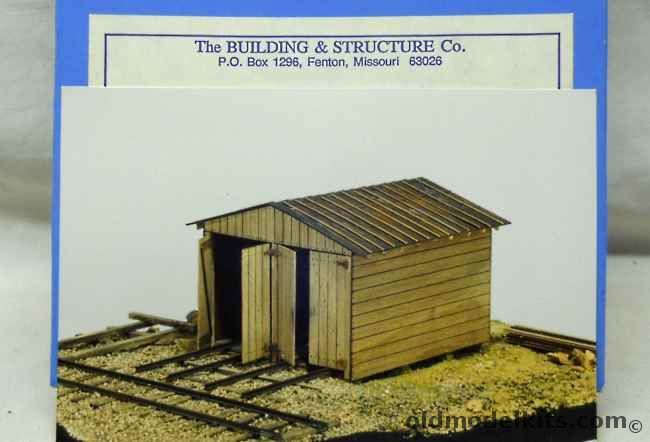 The Building & Structure Company 1/87 DRG&W Lizard Head Handcar Shed - HO / HOn3 Scale Craftsman Kit, 2017 plastic model kit